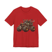 Rustic Tractor Graphic Tee, Farm Life Apparel, Unisex Jersey Tee, Country Style Shirt, Gift for Farmers, Car Design