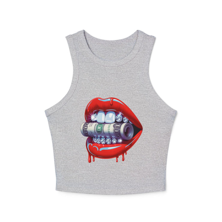 Edgy Graphic Tank Top, Summer Crop Top, Festival Wear, Trendy Women's Top, Statement Apparel, Unique Gift Idea