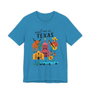 Texas-Inspired Unisex Tee: Meet Me in Texas Graphic T-Shirt, Gift for Texans, Summer Outfit, USA States Design
