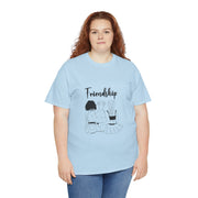 Friendship Unisex Heavy Cotton Tee - Perfect Gift for Friends, Casual Wear, Celebration Tees, Summer Fashion, Unique Friendship Gift