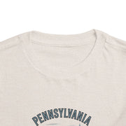 Pennsylvania Adventure Toddler Tee, Cute Kids Shirt, Gift for Little Explorers, Vacation Outfit, USA States Design