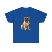 Cute Dog Lover Tee, Unisex Heavy Cotton Tee, Pet Owner Gift, Casual Dog Shirt, Dog-Themed Apparel, Everyday Wear