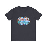 Winter Blessings Unisex Jersey Tee, Cozy Winter T-shirt, Holiday Gift, Seasonal Apparel, Comfortable Casual Wear