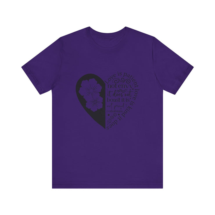 Heartfelt Love Quote Tee, Inspirational Unisex Shirt, Gifts for Her, Casual Outfit, Valentine/Anniversary Gift, Motivational Apparel