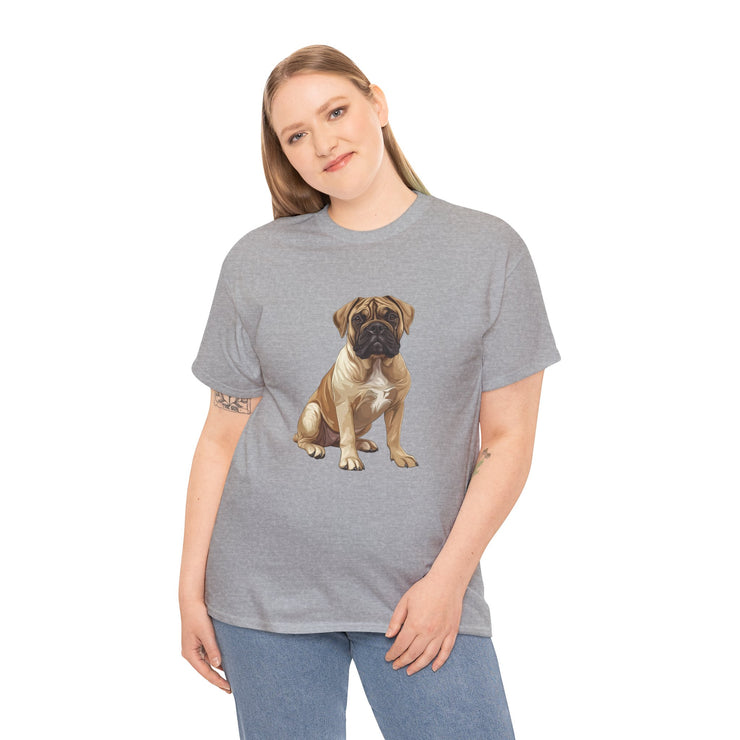 Cute Dog Lover Tee, Unisex Heavy Cotton Tee, Pet Owner Gift, Casual Dog Shirt, Dog-Themed Apparel, Everyday Wear