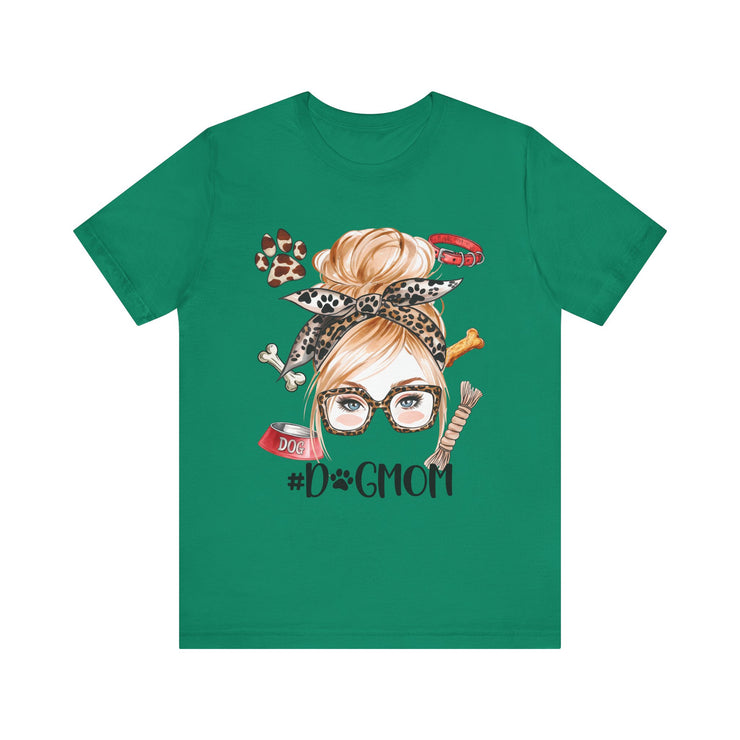 Dog Mom Short Sleeve Tee, Dog Lover T-Shirt, Pet Owner Gift, Animal Lover Apparel, Unique Birthday Gift, Mothers Day