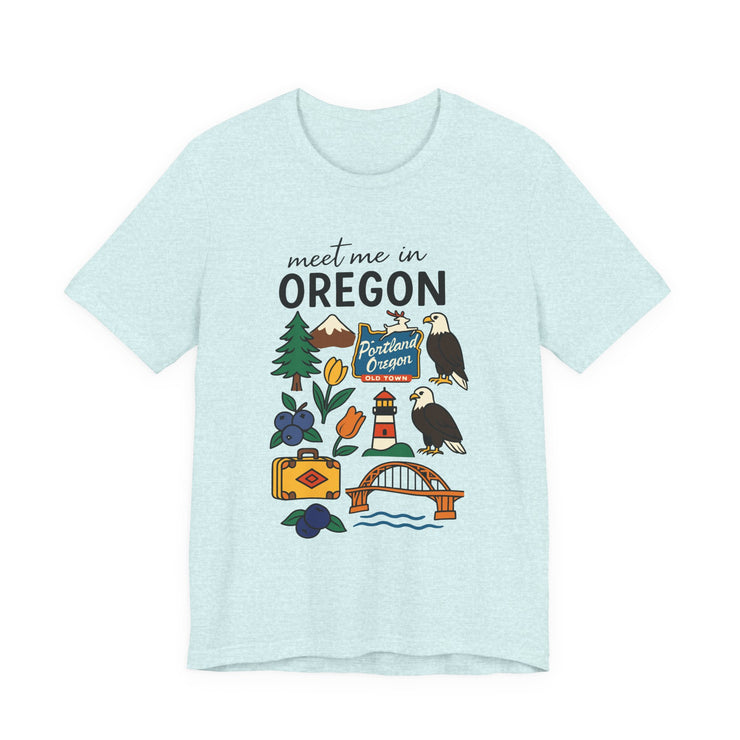 Oregon State Pride Tee, Explore Oregon T-Shirt, Travel Souvenir Shirt, USA States Design