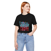Happy Winter Time Tee, Unisex Winter T-Shirt, Cozy Seasonal Shirt, Gift for Winter Lovers, Casual Style Tee