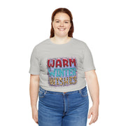 Warm Winter Wishes Tee, Unisex Short Sleeve Shirt, Cozy Winter Apparel, Holiday T-Shirt, Winter Fashion