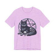 Gothic Wolf Tee | Unisex Graphic Shirt, Casual Outfit, Halloween Gift, Spooky Style, Animal Lover Apparel