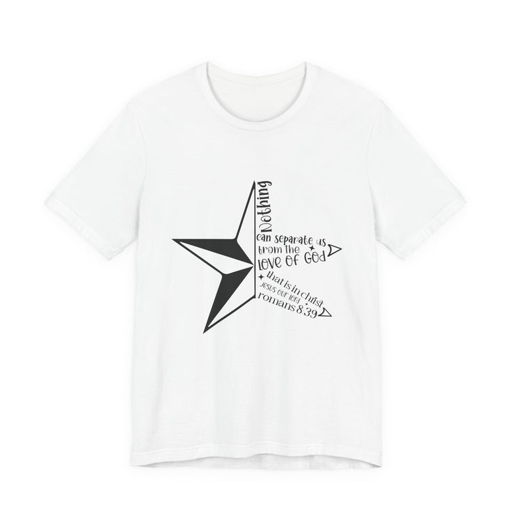 Inspirational Star Graphic Tee | Motivational Unisex Jersey Shirt, Casual Wear, Gift for Friends, Christian Design