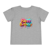 Happy Birthday Toddler Tee, Kids Birthday Gift, Short Sleeve Tee, Birthday Outfit, Toddler Shirt, Celebration Apparel