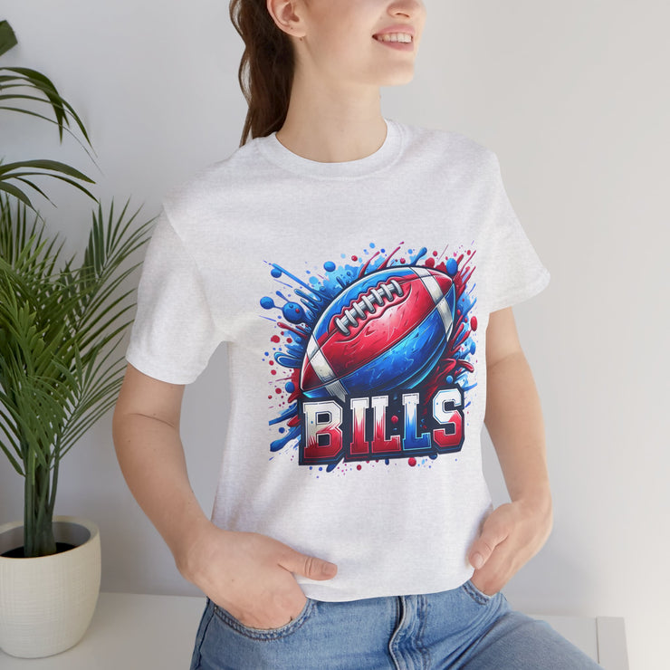 Bills Football Tee, Unisex Sports Shirt, Game Day Apparel, Team Spirit Wear, Gift for Fans, Sports Design