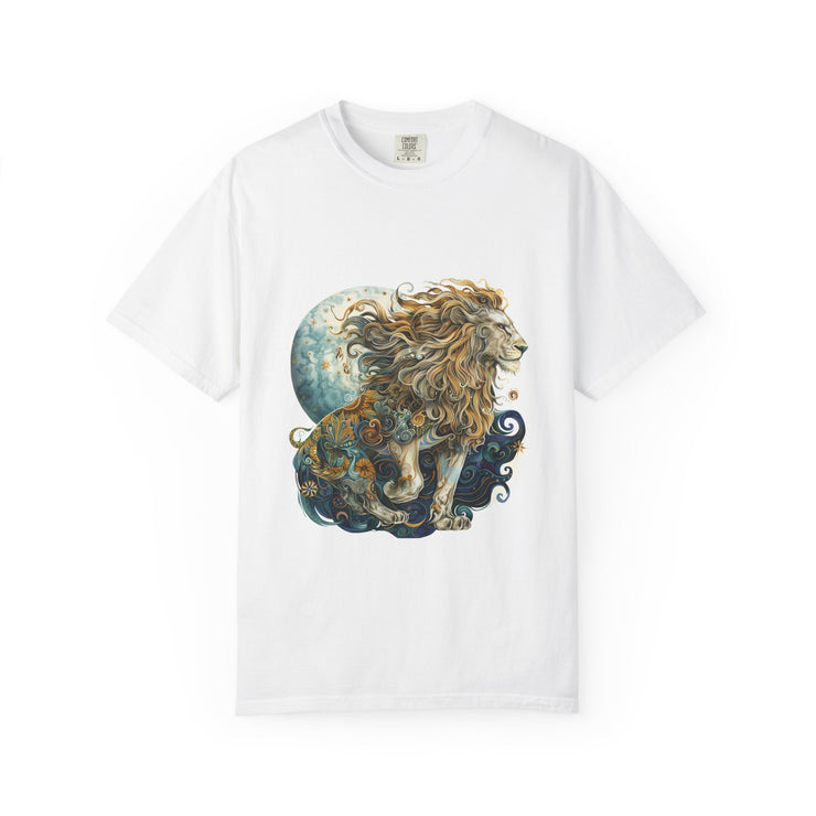 Celestial Lion T-Shirt - Unisex Graphic Tee for Astrology Lovers, Gifts for Her, Gifts for Him, Birthday, Mythical Creatures, Everyday [...]