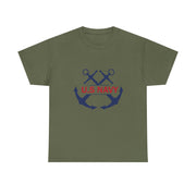 Navy Style Unisex Heavy Cotton Tee, U.S. Navy Tee, Military Pride Shirt, Veteran's Gift, Casual Wear