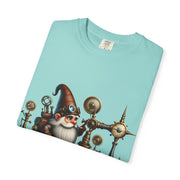 Steampunk Gnome T-shirt, Unique Graphic Tee for Fantasy Lovers, Gift for Birthdays, Everyday Wear, Unisex Casual Top