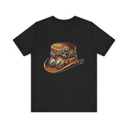Steampunk Hat Tee, Steampunk T-Shirt, Retro Graphic Tee, Gift for Nerds, Cosplay Costume Top