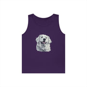 Golden Retriever Tank Top - Perfect for Dog Lovers, Casual Wear, Summer Outings, Pet Lovers Gift, Outdoor Adventures