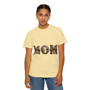Mom Themed Unisex Garment-Dyed T-Shirt, Perfect for Mother's Day, Casual Wear, Gift for Moms, Family Gatherings, Everyday Comfort