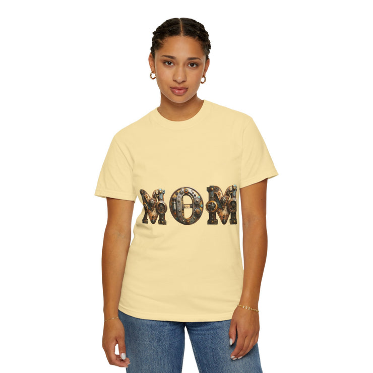 Mom Themed Unisex Garment-Dyed T-Shirt, Perfect for Mother's Day, Casual Wear, Gift for Moms, Family Gatherings, Everyday Comfort