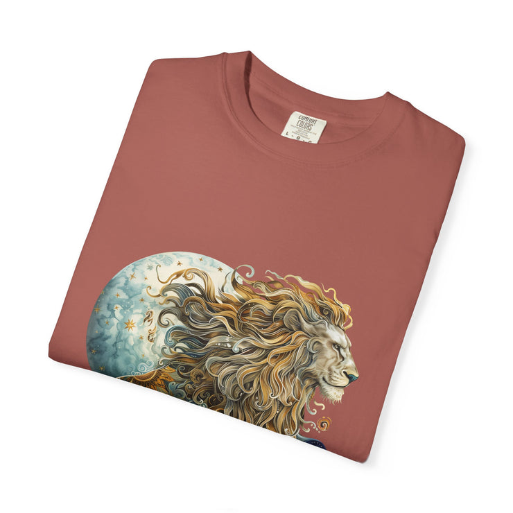 Celestial Lion T-Shirt - Unisex Graphic Tee for Astrology Lovers, Gifts for Her, Gifts for Him, Birthday, Mythical Creatures, Everyday [...]