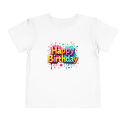 Happy Birthday Toddler Tee, Kids Birthday Gift, Short Sleeve Tee, Birthday Outfit, Toddler Shirt, Celebration Apparel