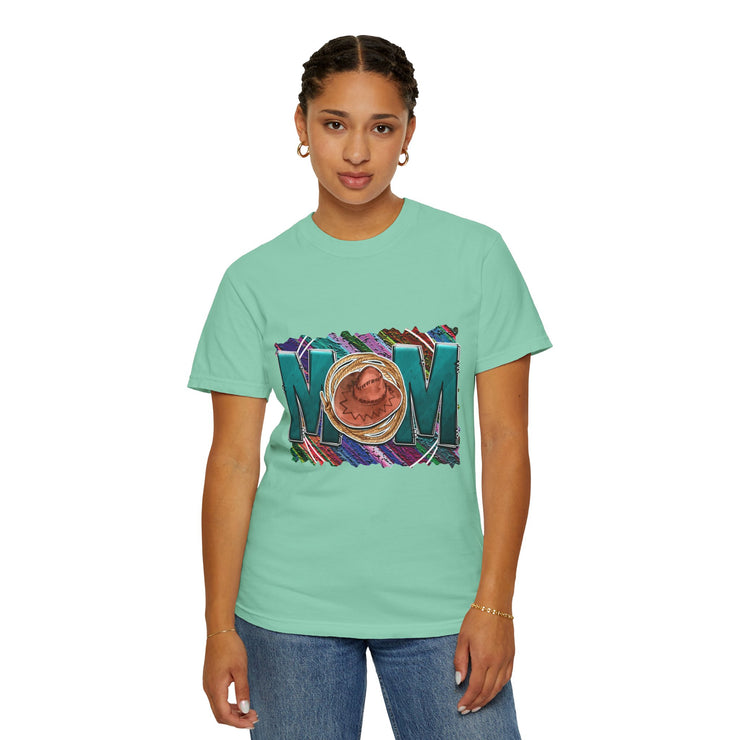 Mom-Themed Unisex Garment-Dyed T-shirt, Gift for Mothers Day, Birthday, Family Gatherings, Casual Wear, Mothers Day Design
