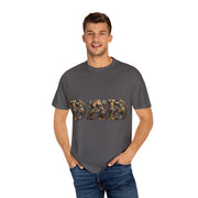 Dad Themed Garment-Dyed T-Shirt, Unique Gift for Father's Day, Casual Wear, Perfect for Dads, Everyday Comfort Tee
