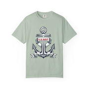 Unisex T-Shirt with U.S. Navy Anchor Design, Casual Tee, Maritime Gift, Sailor Apparel, Patriotic Wear, Summer Style