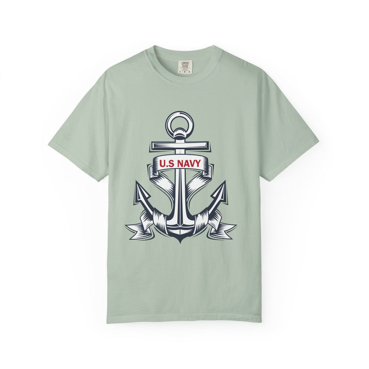 Unisex T-Shirt with U.S. Navy Anchor Design, Casual Tee, Maritime Gift, Sailor Apparel, Patriotic Wear, Summer Style