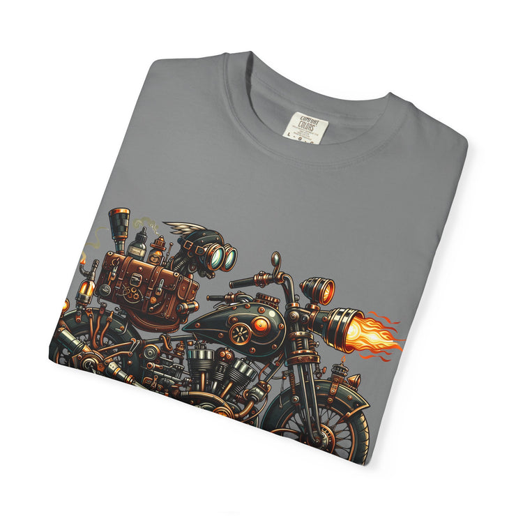 Motorcycle T-Shirt, Unisex Graphic Tee, Biker Shirt, Gift for Him/Her, Festival Apparel, Cool Casual Wear, Bike Design