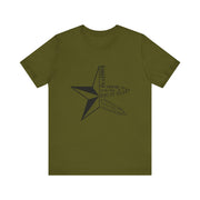Inspirational Star Graphic Tee | Motivational Unisex Jersey Shirt, Casual Wear, Gift for Friends, Christian Design