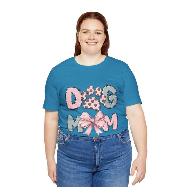 Dog Mom Tee, Cute Pet Lover Shirt, Gift for Dog Owners, Casual Dog Mom Wear, Animal Lover Clothing, Mothers Day