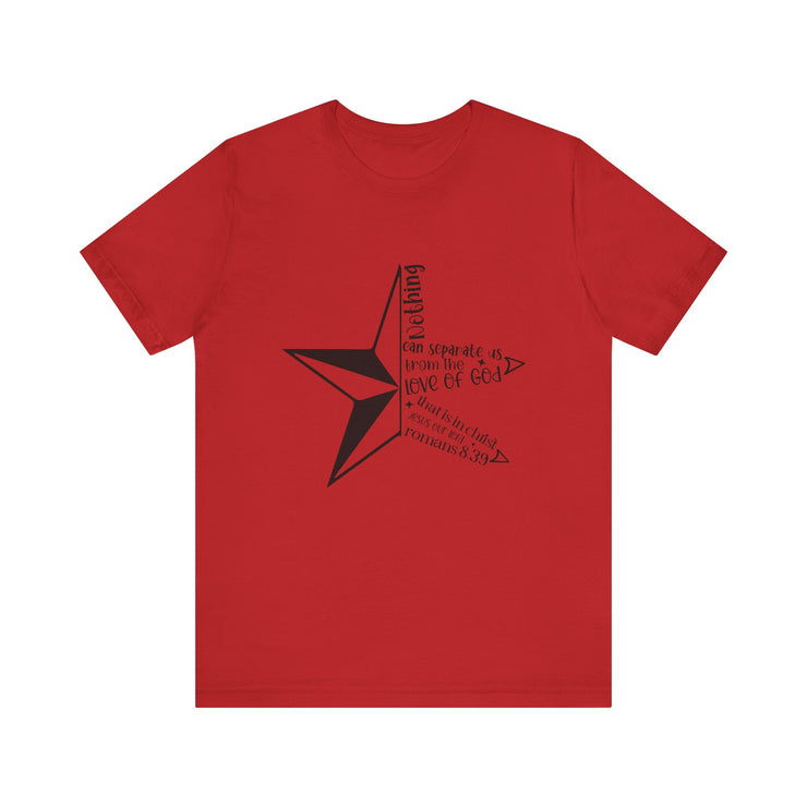 Inspirational Star Graphic Tee | Motivational Unisex Jersey Shirt, Casual Wear, Gift for Friends, Christian Design