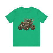 Rustic Tractor Graphic Tee, Farm Life Apparel, Unisex Jersey Tee, Country Style Shirt, Gift for Farmers, Car Design