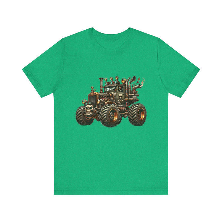 Rustic Tractor Graphic Tee, Farm Life Apparel, Unisex Jersey Tee, Country Style Shirt, Gift for Farmers, Car Design