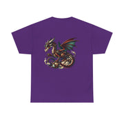 Dragon Graphic Tee, Unisex Cotton T-Shirt, Fantasy Shirt, Gift for Gamers, Cool Casual Wear, Dragon Lover Apparel