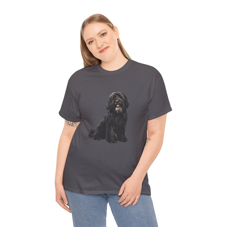 Dog Lover Unisex Heavy Cotton Tee, Pet Owner Gift, Cute Dog Shirt, Casual Wear, Animal Lover Tee, Everyday Comfort