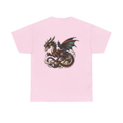 Dragon Graphic Tee, Unisex Cotton T-Shirt, Fantasy Shirt, Gift for Gamers, Cool Casual Wear, Dragon Lover Apparel