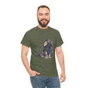 Majestic Lion Unisex Heavy Cotton Tee, Animal Lover Shirt, Eco-Friendly Gift, Casual Wear, Wildlife T-Shirt, Birthday Apparel