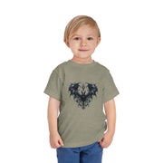 Gothic Dragon Toddler Tee, Cute Kids Shirt, Toddler Short Sleeve Tee, Unique Gift Idea, Halloween Outfit, Trendy Kids Apparel