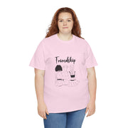 Friendship Unisex Heavy Cotton Tee - Perfect Gift for Friends, Casual Wear, Celebration Tees, Summer Fashion, Unique Friendship Gift