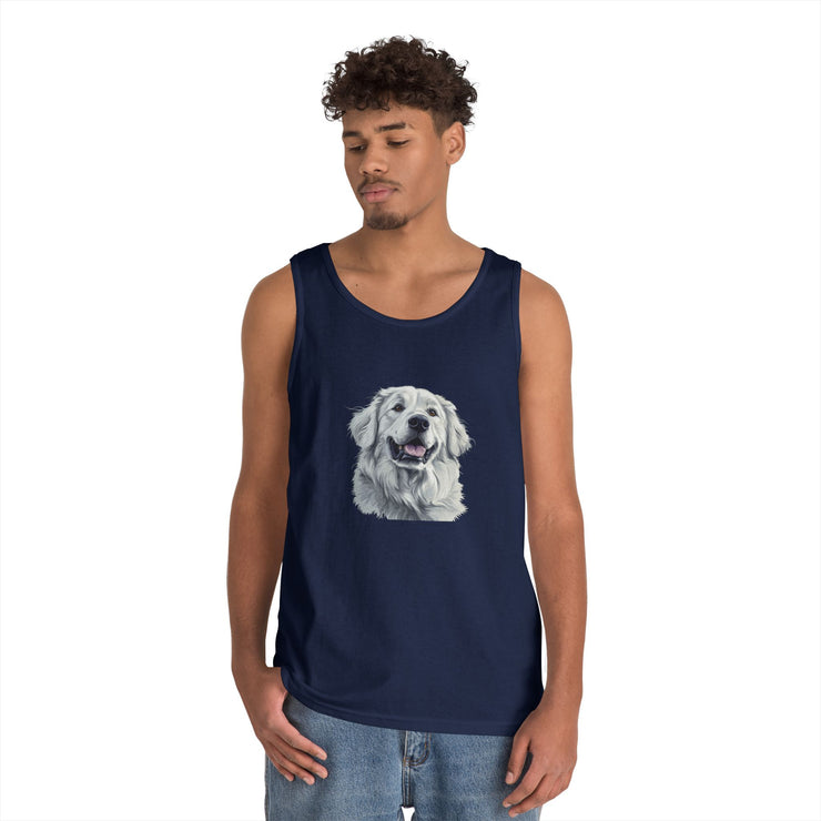 Golden Retriever Tank Top - Perfect for Dog Lovers, Casual Wear, Summer Outings, Pet Lovers Gift, Outdoor Adventures