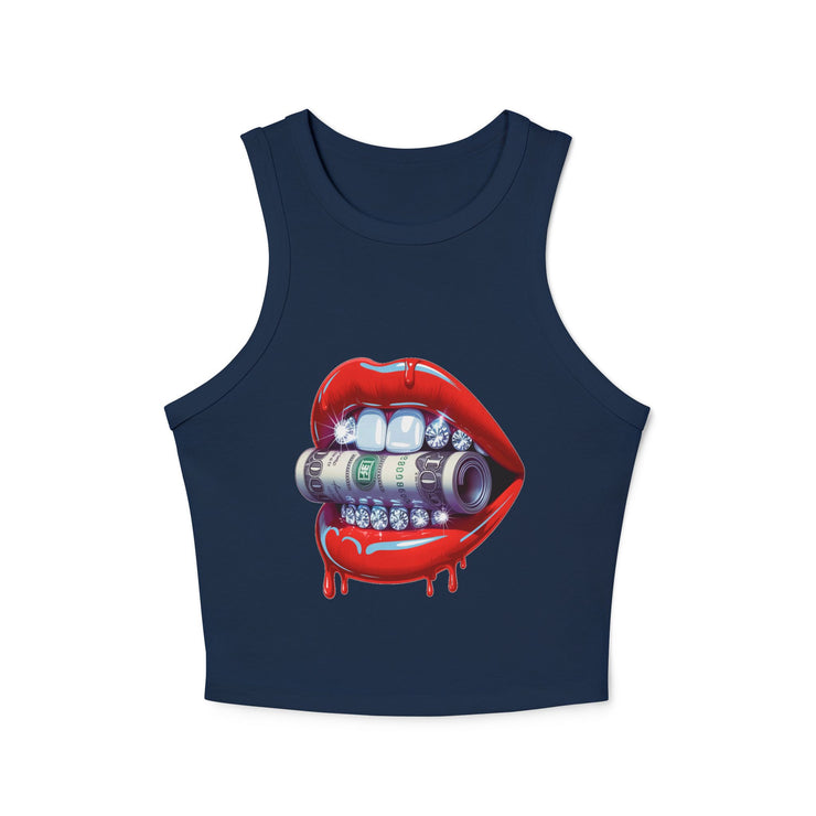 Edgy Graphic Tank Top, Summer Crop Top, Festival Wear, Trendy Women's Top, Statement Apparel, Unique Gift Idea