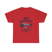 New Hampshire Adventure Tee - Unisex Heavy Cotton Tee, Vintage State Shirt, Nature Lover Gift, USA States Design