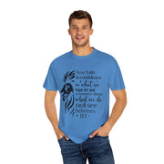 Faith-Inspired Unisex T-Shirt, Inspirational Quote Tee, Confidence T-Shirt, Biblical Verse Apparel, Casual Faith Clothing, Motivational Design Christain Design,