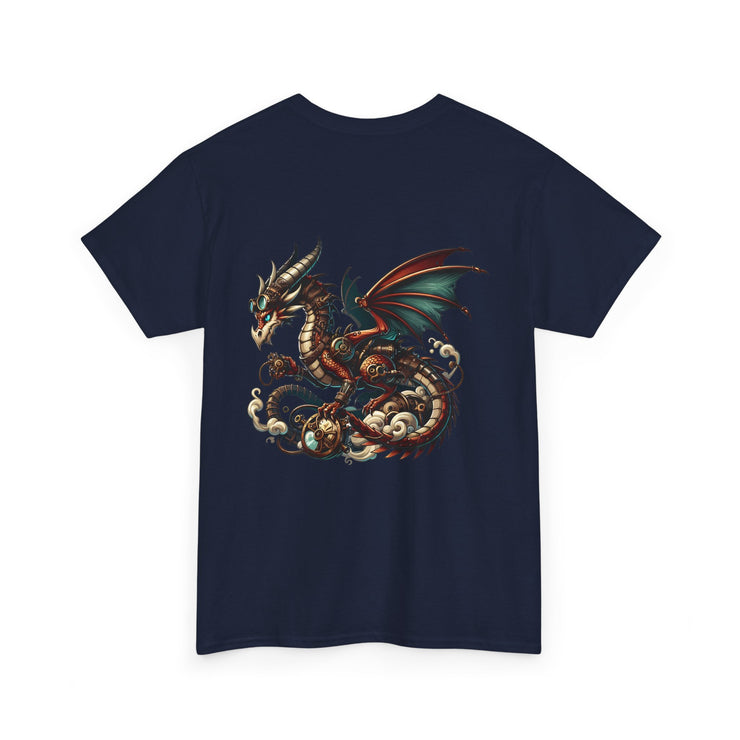 Dragon Graphic Tee, Unisex Cotton T-Shirt, Fantasy Shirt, Gift for Gamers, Cool Casual Wear, Dragon Lover Apparel