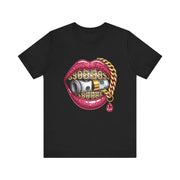 Glamorous Money Lips Tee, Trendy Graphic Shirt, Fashion Statement Tee, Gift for Her, Casual Streetwear