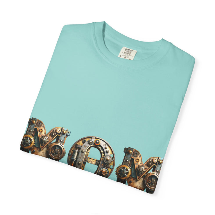 Mom Themed Unisex Garment-Dyed T-Shirt, Perfect for Mother's Day, Casual Wear, Gift for Moms, Family Gatherings, Everyday Comfort