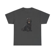 Dog Lover Unisex Heavy Cotton Tee, Pet Owner Gift, Cute Dog Shirt, Casual Wear, Animal Lover Tee, Everyday Comfort